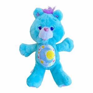 VTG ‘90s Care Bears Environmental Blue Bedtime Bear Plush